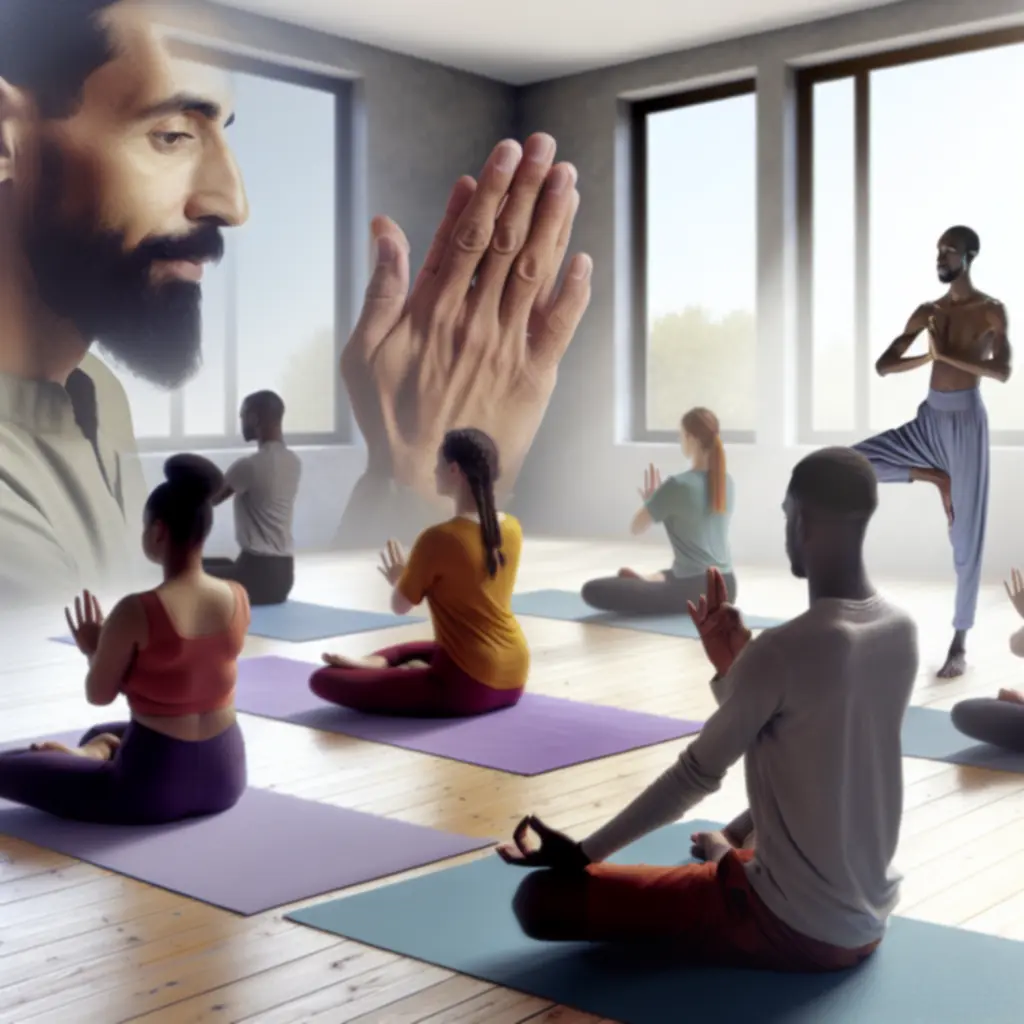 Közösségi jógaóra oktatóval a Yogalyaa stúdióban